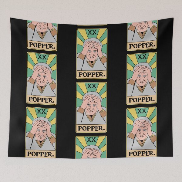 Item preview, Karl Popper - Funny Philosophy Tarot Card designed and sold by isstgeschichte.