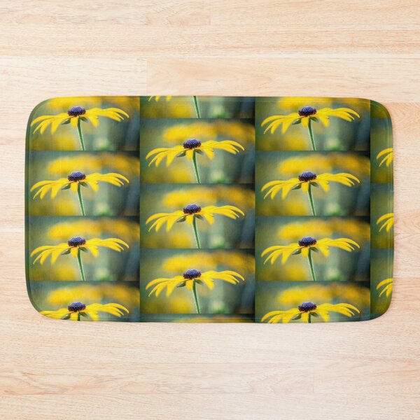 Item preview, yellow chamomile with black heart designed and sold by filon19931.