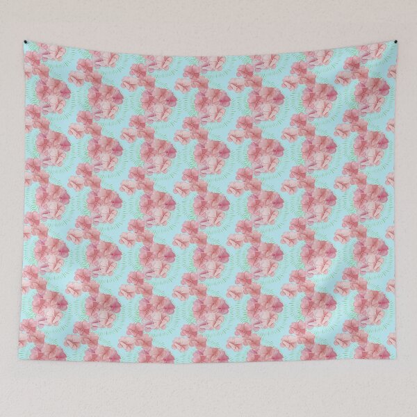 Item preview, Pink flower pattern  impatient  designed and sold by FamilyCurios.