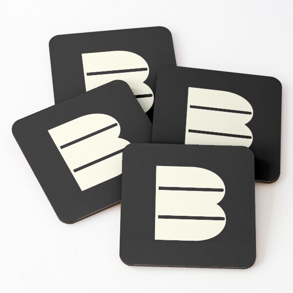 Item preview, letter B minimal initial balck designed and sold by artriri.