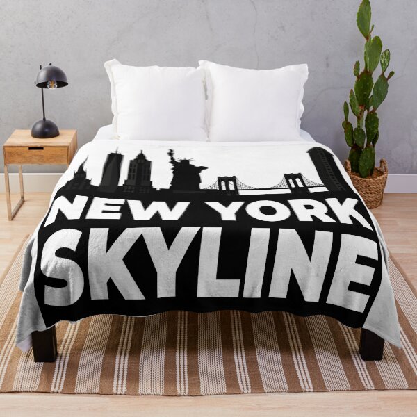 Item preview, Black New York skyline designed and sold by Fash Trendz.