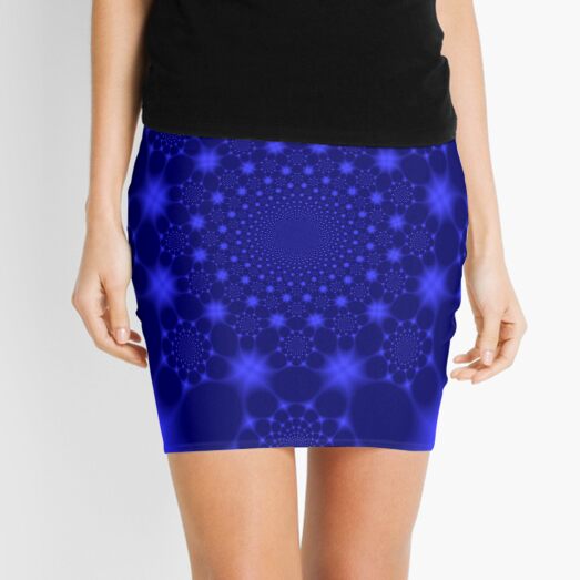 Dazzling Blue Mini Skirt