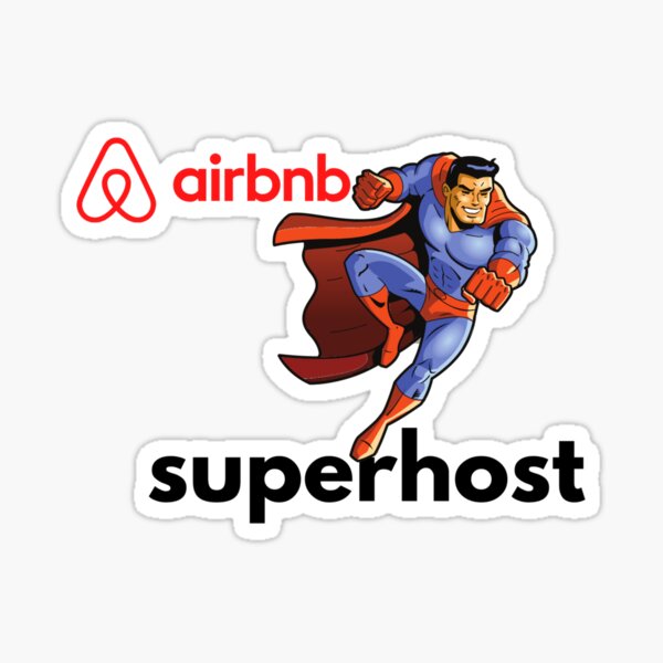 Item preview, Super Host Airbnb Super Hero Reservation Apartments Five Stars designed and sold by DaniVi.