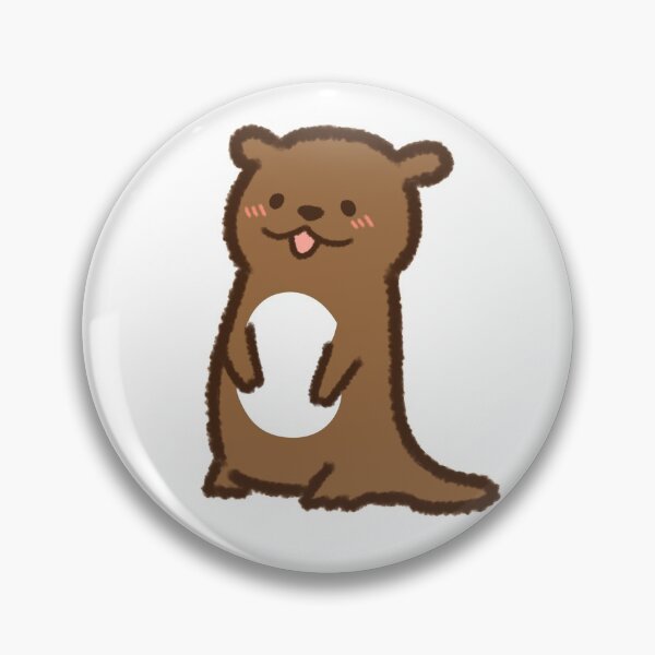 Item preview, Kawaii baby Japanese otter standing cutely designed and sold by GLwithUs.