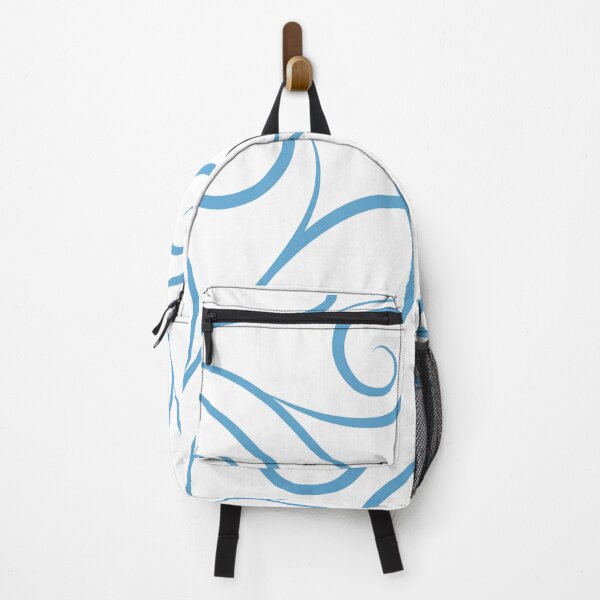 Item preview, Blue Flowy Line Abstract Pattern For Home Decor designed and sold by Amovar.