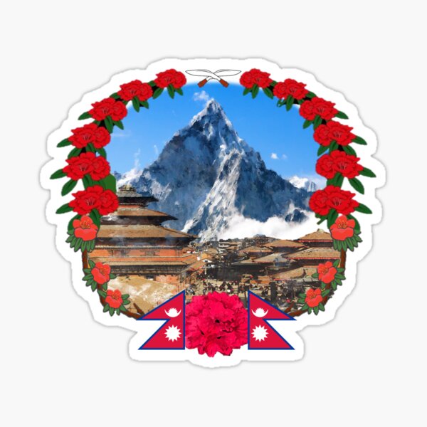 "Kathmandu" Sticker for Sale by HungarianGulash Redbubble