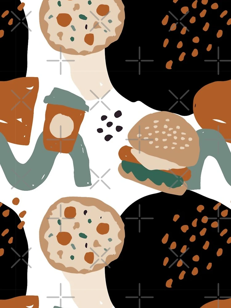 Thumbnail 5 of 5, iPhone Case, Abstract Fast Food Pattern designed and sold by PatternTale.