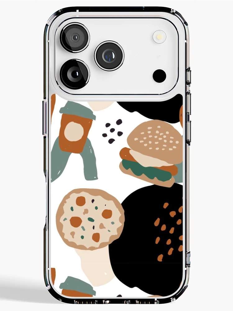 Thumbnail 1 of 5, iPhone Case, Abstract Fast Food Pattern designed and sold by PatternTale.