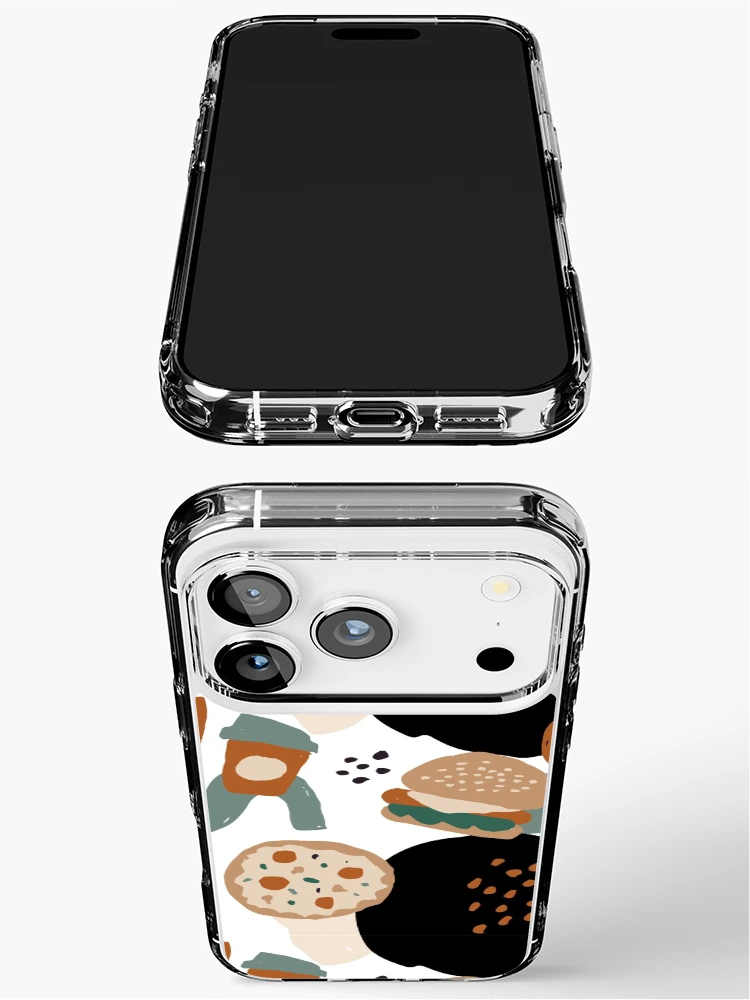 Thumbnail 3 of 5, iPhone Case, Abstract Fast Food Pattern designed and sold by PatternTale.