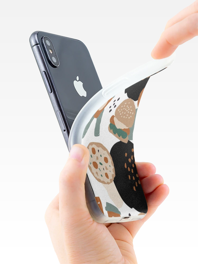 Thumbnail 4 of 5, iPhone Case, Abstract Fast Food Pattern designed and sold by PatternTale.