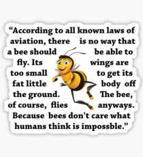 Bee Movie Sticker