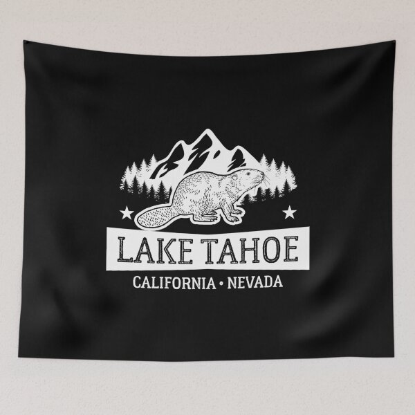 Item preview, Lake Tahoe Vacation American Beaver California Nevada  designed and sold by The Junto Shop.