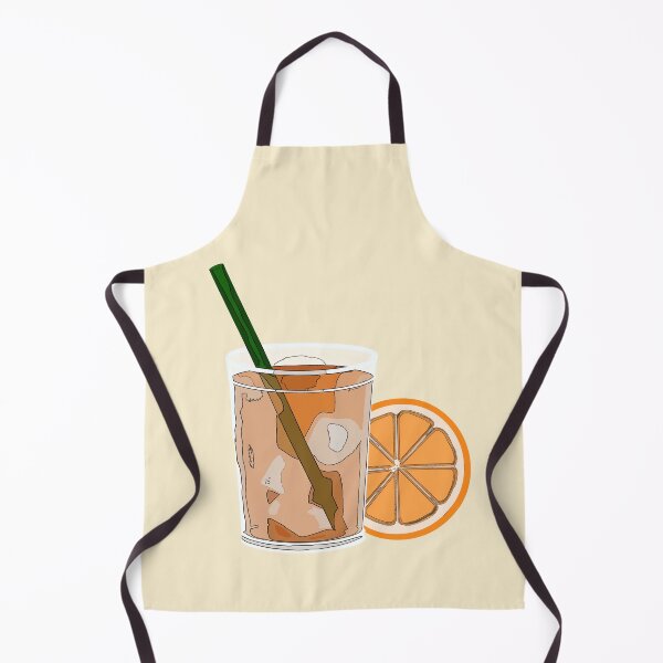 Item preview, Glass of cold drink with orange slice designed and sold by KateQR.