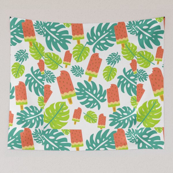 Item preview, Popsicle Watermelon and Leaf Pattern  designed and sold by WearYourMood.
