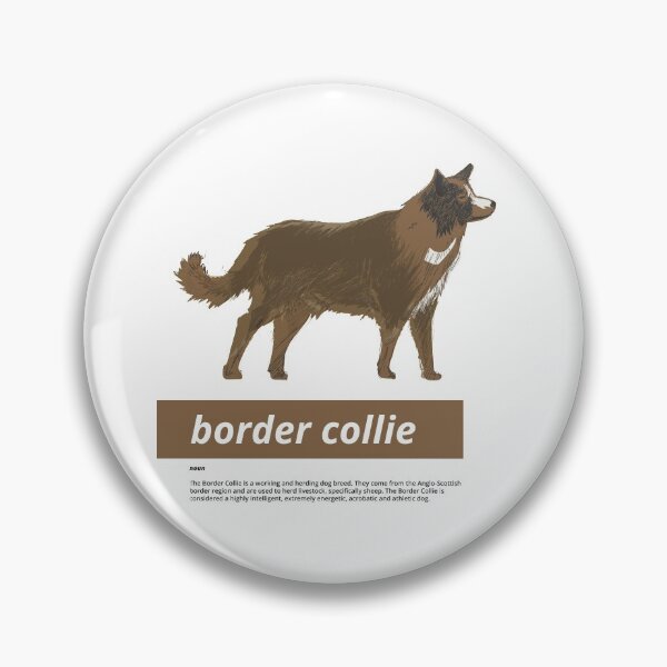Item preview, Brown Border Collie Art Illustration Print By Lilly and Mae designed and sold by lillyandmae.