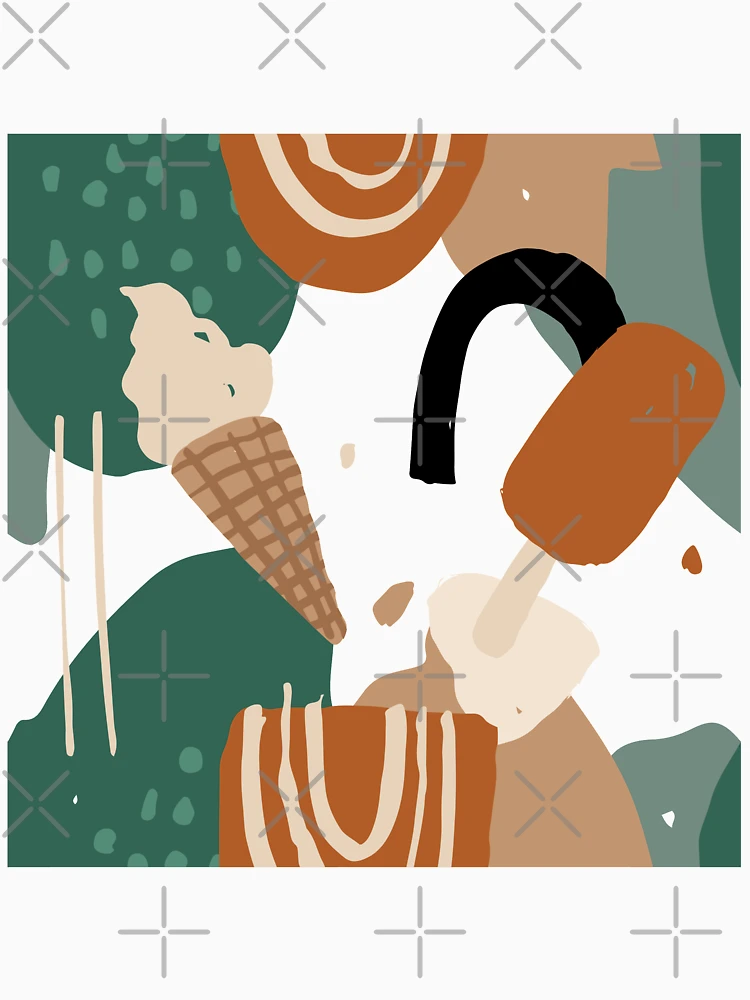 Thumbnail 6 of 6, Pullover Hoodie, Abstract Ice Cream Pattern designed and sold by PatternTale.