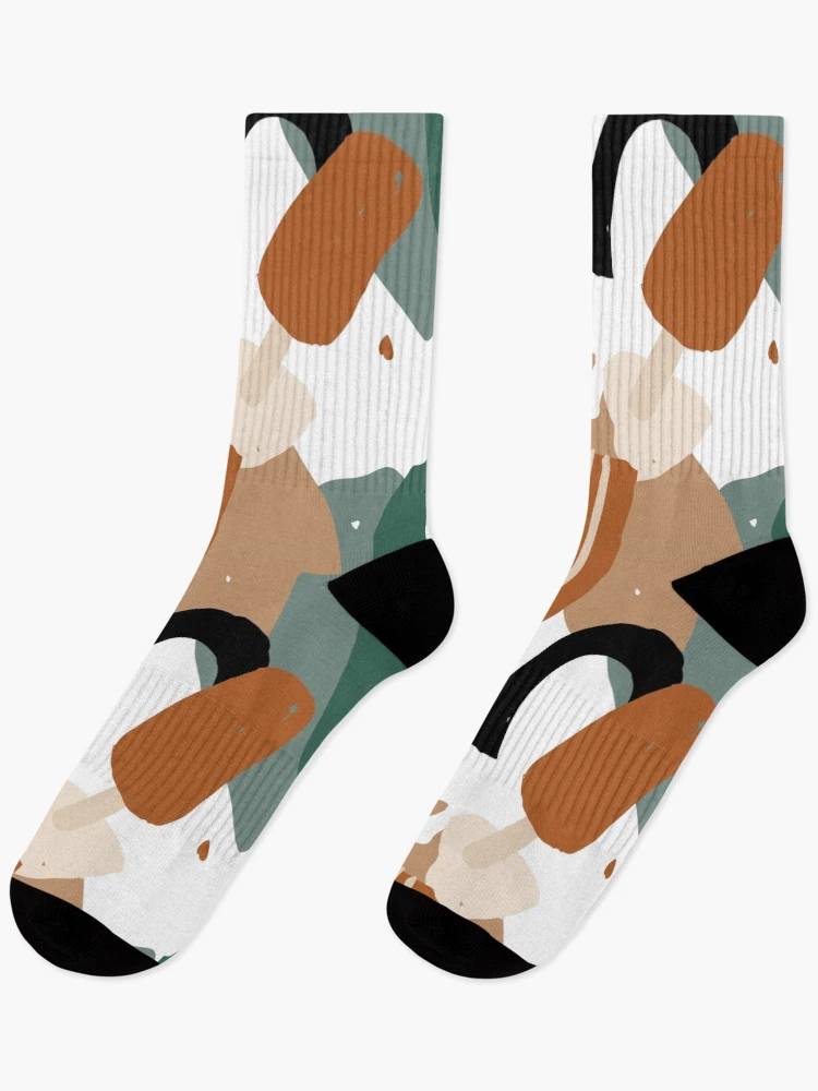 Thumbnail 1 of 5, Socks, Abstract Ice Cream Pattern designed and sold by PatternTale.
