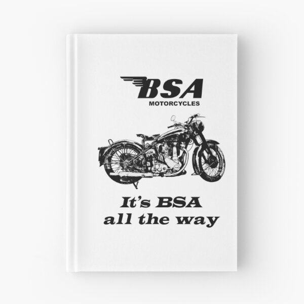 Item preview, BSA Motorcycle Retro Design Black and White designed and sold by markstones.