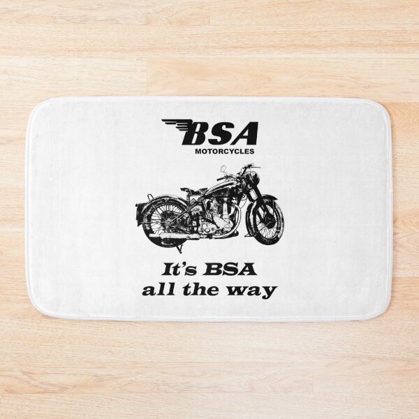 Item preview, BSA Motorcycle Retro Design Black and White designed and sold by markstones.