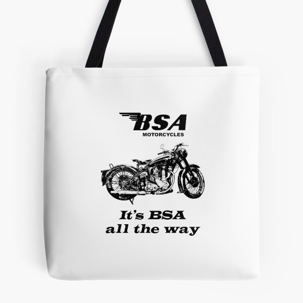 Item preview, BSA Motorcycle Retro Design Black and White designed and sold by markstones.