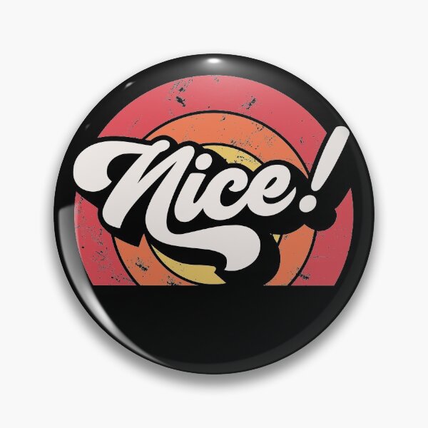 Item preview, Retro Style Nice! Funny Meme Design designed and sold by gorillamerch.