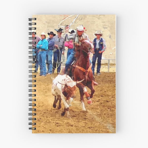 Item preview, THIS IS HOW COW ROPING IS DONE, BOYS Steve Yellowbear Rodeo Art C2020 designed and sold by SteveYellowbear.