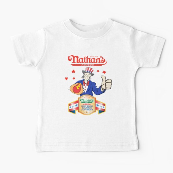Joey Chestnut Nathans Hot Dog Eating Fourth Of July 2021 Baby T-Shirt