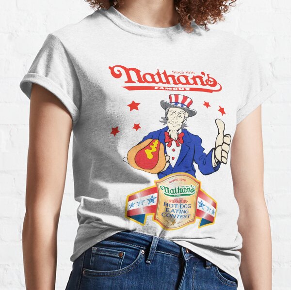 Joey Chestnut Nathans Hot Dog Eating Fourth Of July 2021 Classic T-Shirt