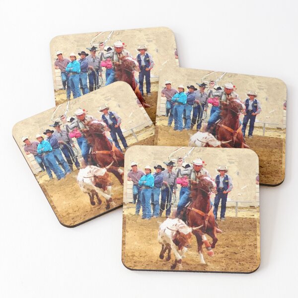 Item preview, THIS IS HOW COW ROPING IS DONE, BOYS Steve Yellowbear Rodeo Art C2020 designed and sold by SteveYellowbear.