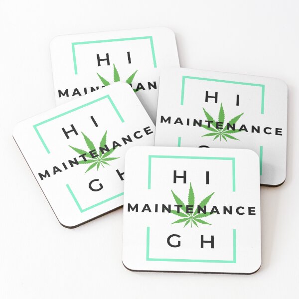 Item preview, HIGH MAINTENANCE. SMART SUCCESSFUL STONER designed and sold by AlfaEcho.