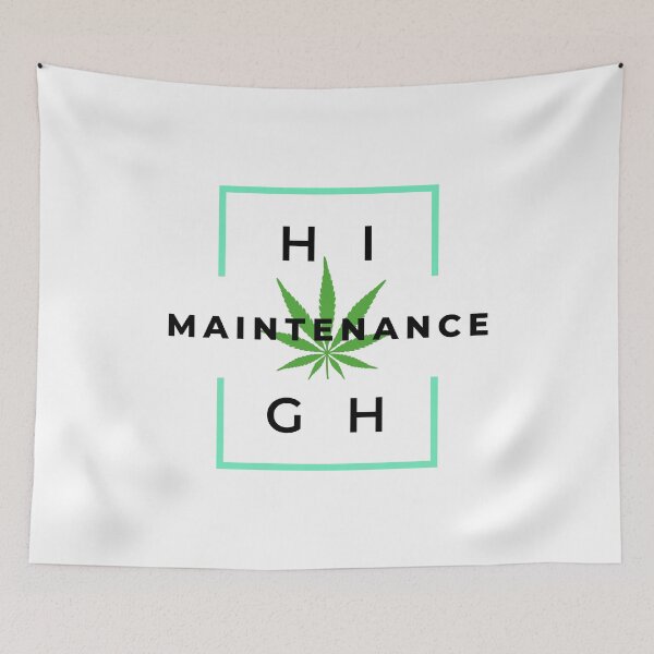 Item preview, HIGH MAINTENANCE. SMART SUCCESSFUL STONER designed and sold by AlfaEcho.