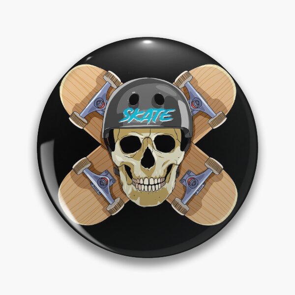 Item preview, Skateboarding Skateboard Skate Skull Crossbones designed and sold by Nosek1ng.