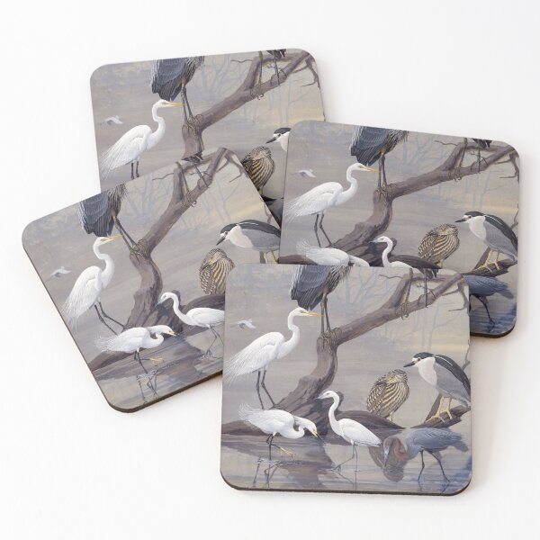 Item preview, Great Blue Heron, American Egret by Fuertes designed and sold by nextstepdesigns.