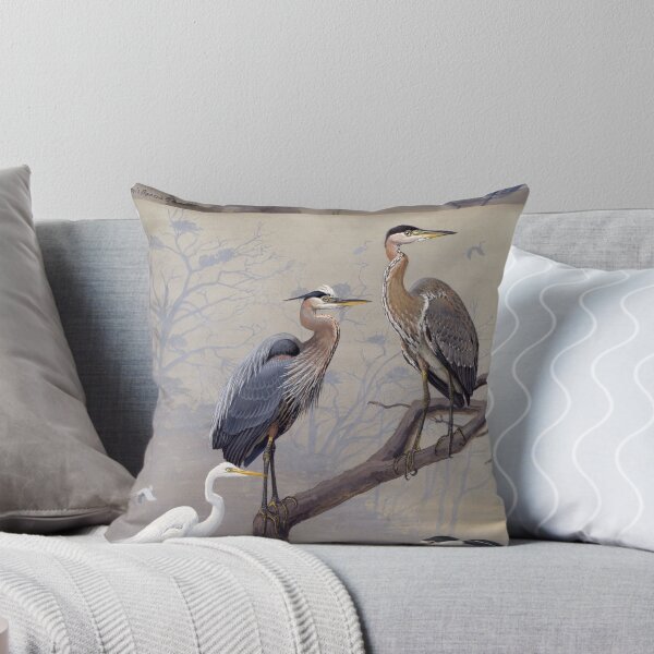 Item preview, Great Blue Heron, American Egret by Fuertes designed and sold by nextstepdesigns.
