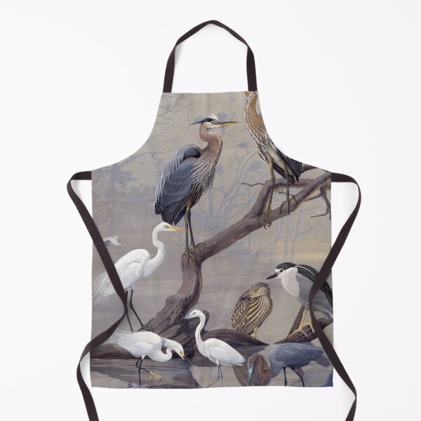 Item preview, Great Blue Heron, American Egret by Fuertes designed and sold by nextstepdesigns.