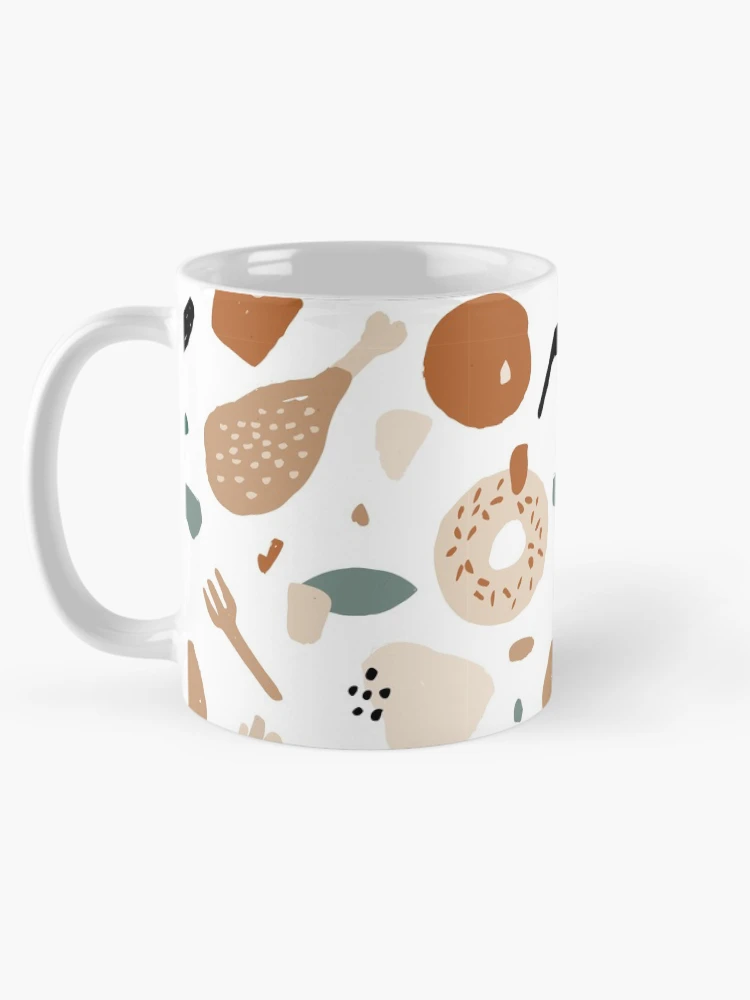Thumbnail 5 of 6, Coffee Mug, Abstract Fast Food Pattern designed and sold by PatternTale.