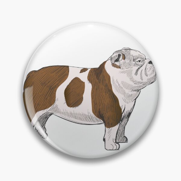 Item preview, British Bulldog Print By Lilly and Mae designed and sold by lillyandmae.