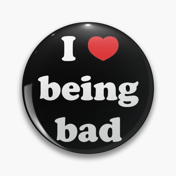 Item preview, I Love Being Bad With Red Heart designed and sold by kissmebro.