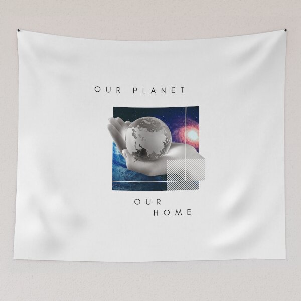 Item preview, OUR PLANET OUR HOME designed and sold by AlfaEcho.