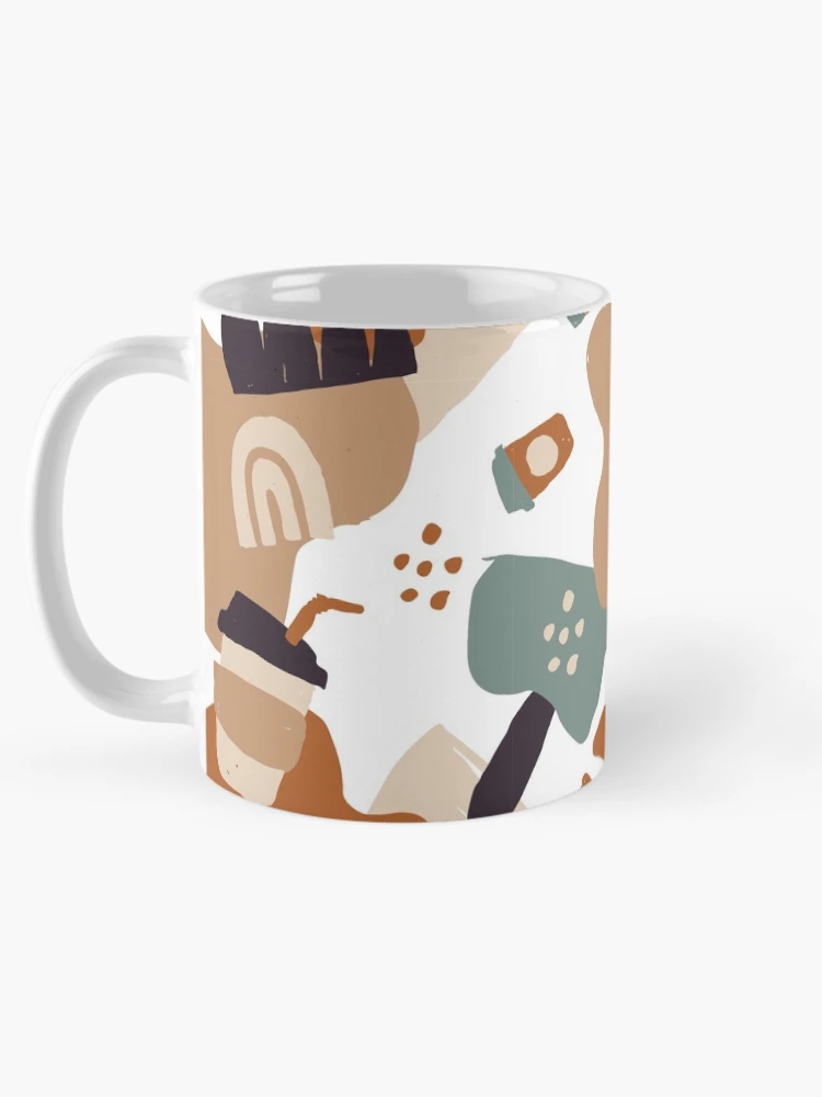 Thumbnail 5 of 6, Coffee Mug, Abstract Coffee Pattern designed and sold by PatternTale.