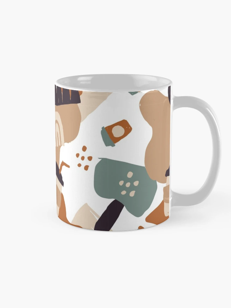 Thumbnail 3 of 6, Coffee Mug, Abstract Coffee Pattern designed and sold by PatternTale.