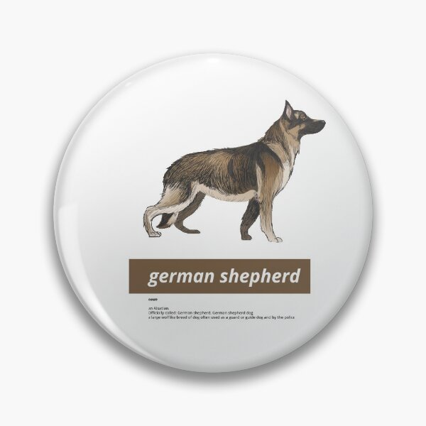 Artikelvorschau, Deutscher Schäferhund Illustration von Lilly und Mae entworfen und verkauft von lillyandmae.