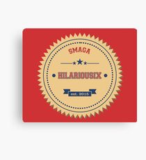 Red Hilarious Canvas Print