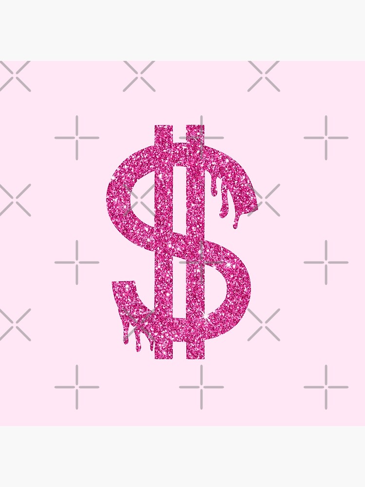 Pink Money Sign | Art Board Print