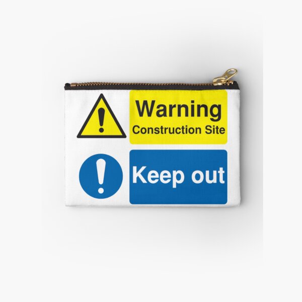 Item preview, 'Warning Construction Site, Keep Out' Warning Sign designed and sold by DailyDrive.