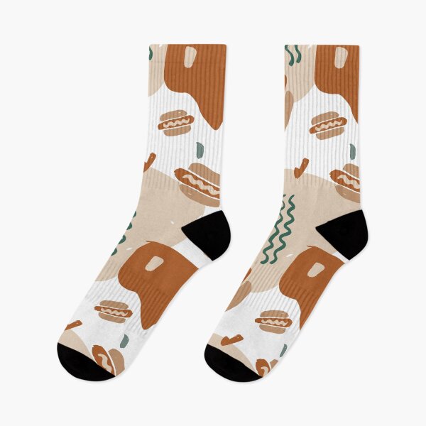 Item preview, Aesthetic Abstract Hotdog Pattern designed and sold by PatternTale.
