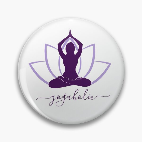 Item preview, Yogaholic Cute Purple Morning Yoga Mom design - Yoga On My Mind designed and sold by lodarohit.