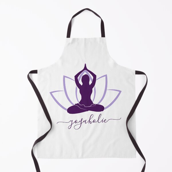 Item preview, Yogaholic Cute Purple Morning Yoga Mom design - Yoga On My Mind designed and sold by lodarohit.