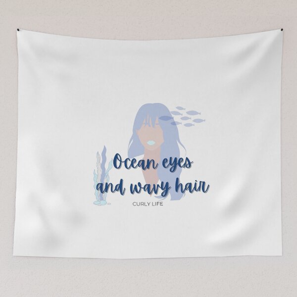 Item preview, Wavy hair like the ocean, summer vibes, curly  hair life designed and sold by Eli5Ol.