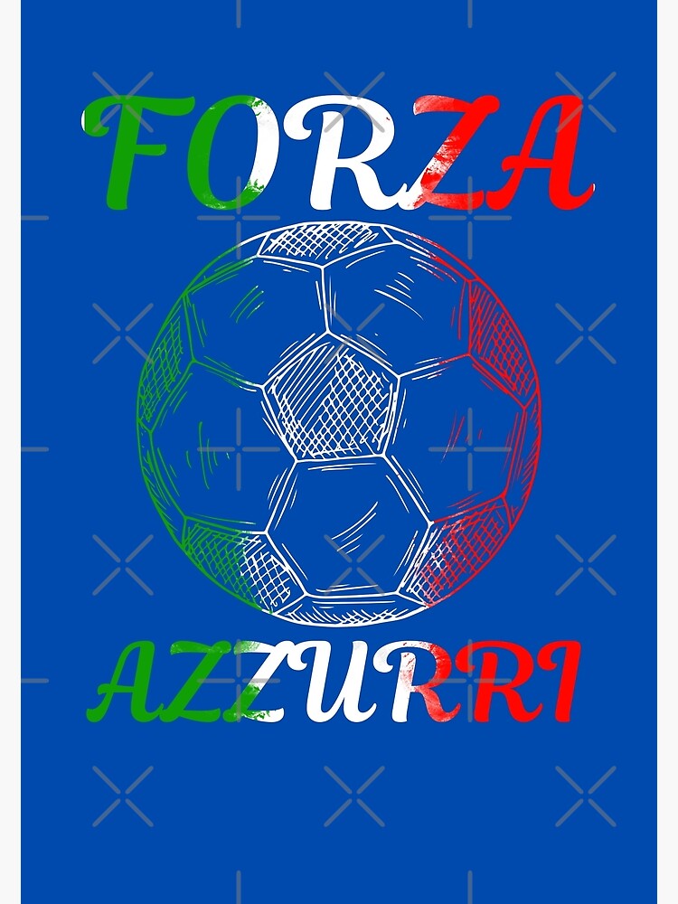 "Forza Azzurri" Poster for Sale by DrCliff Redbubble